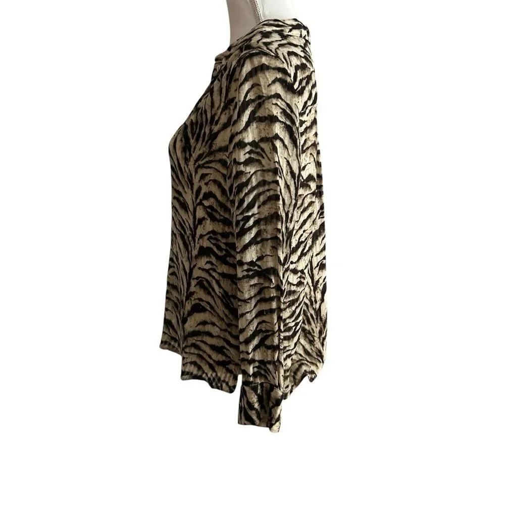 ba&sh Issac Zebra Shirt Size XS - Picture 6 of 9